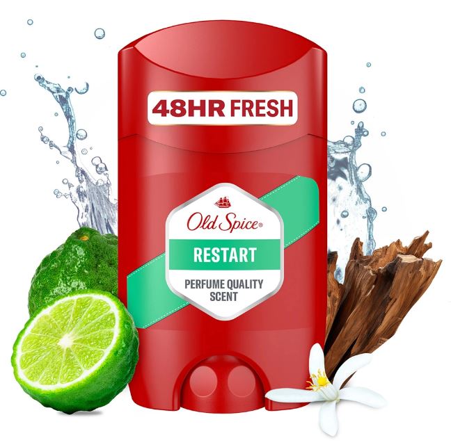 ضد تعریق دئودورانت بدون آلومینیوم اولد اسپایس Old Spiceمدل ریستارت Restart حجم 50 میل