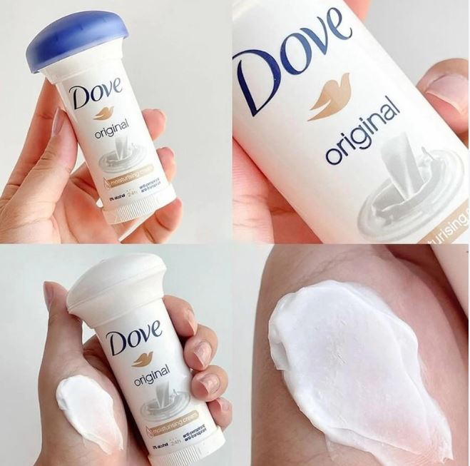 مام کرمی زنانه قارچی داو Dove Original Deodorant Cream حجم 50 میلی لیتر